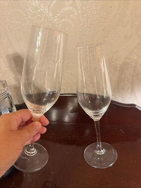 Riedel Clear Crystal Champagne Flutes - Pair